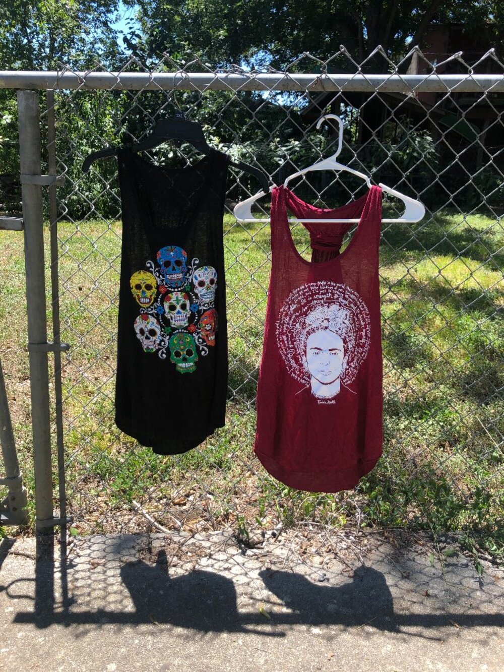 Frida Kahlo & Day of the Dead Tank Tops, Size Small